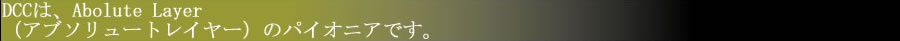 DCCはアブソリュートレイヤーのパイオニアです